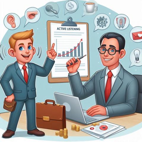 Active listening is a valuable tool in the sales process